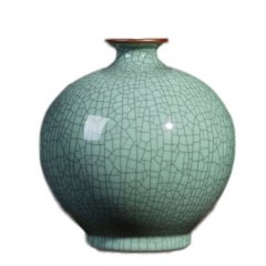 色釉花瓶定制價(jià)格 景德鎮(zhèn)陶瓷花瓶廠(chǎng)家